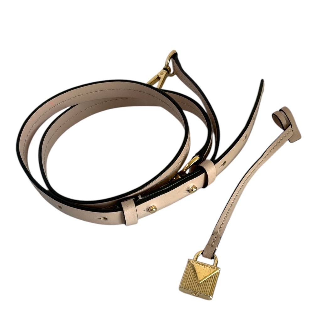 Michael Kors Replacement Crossbody Strap & Bag Charm Dusty Soft Pink Leather